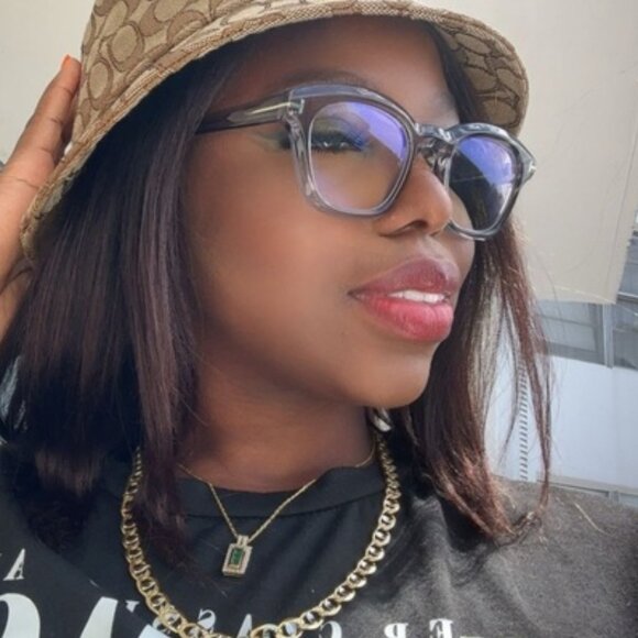 Tom Ford FT5961-B 052 Square Eyeglasses 49mm – Havana/Blue Light Block - Picture 3 of 10